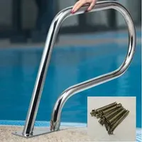 Cross-border manufacturers supply swimming pool escalator 304 thickened stainless steel pool handrails a variety of swimming pool handrails in stock