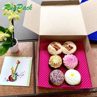 Box Paper Cake Biodegradable Dessert Box Pastry Box Paper Cake Packaging With Handle and Window