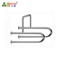 Eco-friendly Public Place Urinal Handrail Handrail Handrail Bar Stainless Disabled Toilet Grab Rails