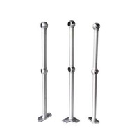 Factory Price Galvanized Ball Connected Steel Handrail Stair Railings Handrails for Outdoor Stair