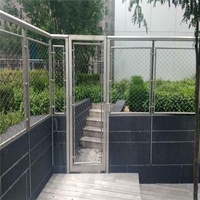 Stainless Steel Wire Rope Ferrule Mesh Guardrail Protection Net Of Elevated Walkway