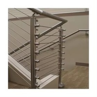 Balustrades Handrails Tube Railing Balcony Baluster Outdoor Railing Stainless Steel Rod Metal Stair Railing