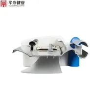 Wall Mounted Aluminum Core PVC Cover Hospital Corridor Handrail