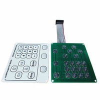 PCB membrane switch front panel digital printing graphic overlay sticker