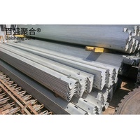 Highway Guardrail Beam Two Waves W Beam Guard Rails Protecting Road Used Safety Steel Galvanized Highway Guardrail