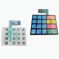 Customized FPC Circuit Capacitive Touch Button Membrane Switch Membrane Panel Graphic Overlay