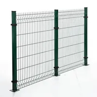 Outdoor Decorative Bending Guardrail 3D Curved Welded Garden Fence Panel