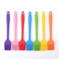 Heat Resistant Easily Cleaned Silicone BBQ Grill Brush, Silicone Basting Pastry Brushes for Grilling Camping Cooking