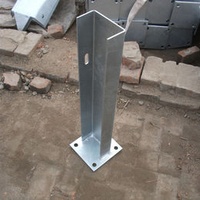 Hot dip galvanized steel highway guardrail post