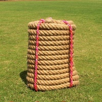 High Tenacity 3mm-60mm Jute Rope Pure Natural Coarse Stair Guardrail Special Rope For Conflict Competition