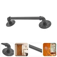 Handle Door Handles Gate Knobs Barn Pipe Cabinet Bar Industrial Rusticiron Towel Stair Bathroom Shed Elderly Handrail Wooden 231222