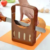 Arrival Bread Slicer Toast Cutter Cutting Slicing Guide Rack Baking and Pastry Tools Kitchen Accessories Baking Supplies 240729