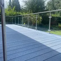 Stainless Steel 304 316 Spigot Side Mount Frameless Glass Deck Railing Handrails