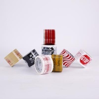 Jumbo Rolls Bopp Box Anti-Static Custom Adhesive Sealing Washi Tape With Warning