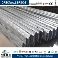 Highway Safety Defense Three Waves Beam Guardrail Guided Traffic Safety