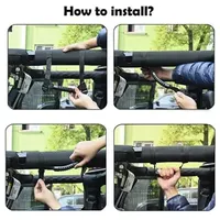 1/2PC Car Grab Handle For Jeep Wrangler YJ TJ JK JL JKU 1987-2018 Grip Bar Pulling Tab Auto Interior Safety Handrail Accessories