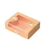 Disposable White Cardboard Cake Pastry Takeaway 150mm Sushi Paper Box for Food