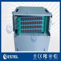 Custom 72 Cores Fiber Optic Distribution Frame For 19 Inch Rack Enclosures