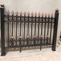 Aluminum alloy guardrail Aluminum art balcony guardrail fence Villa courtyard outdoor railing Simple