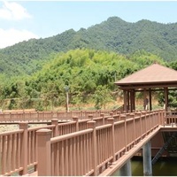 Outdoor WPC Low Maintenance Stair Black Railing Plastic Composite Balustrade and Handrails Balcony Rail