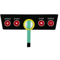 Custom Membrane Switch Panel with PET or PC Overlay