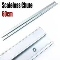 45#Chute T Track Alloy T-tracks Slot Miter Track 300-600mm Woodworking Saw Table Workbench DIY Tools