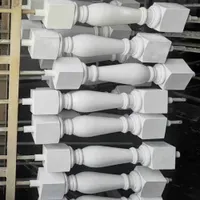 Auuan Color Pre-Primed White Balustrade & Handrail for Villa Decor