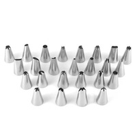 Sustainable Cake Baking Set Stainless Steel Mouth of 48-Head Device Pastry Nozzle Tool Cream Cookie Piping Pastry Decorating Nozzle