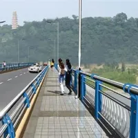 Wholesale Bridge Road Highway Guardrail Stainless Steel Zinc Steel Guardrail