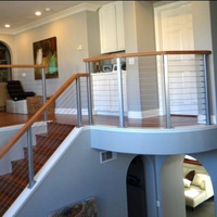 Modern Stainless Steel Handrail Stair Railing Baluster Systems