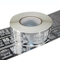 High Quality Adhesive Metallic Shiny Silver Bopp Waterproof Sticker Custom Label Sticker Accept