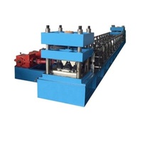 Building Material Shops Hot Sale Steel Road Guardrail Cold Roll Forming Machine Road Guardrail Roll Forming Machine 2 Waves