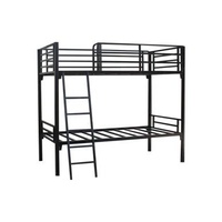Environmental Friendly Stable Hospital Bedroom Furniture Metal Bed Frame Base Platform With Bilateral Guardrail