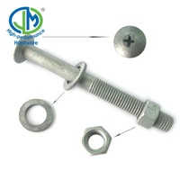 Stainless Steel Guardrail Bolt Guardrail Splice Bolt Road Guardrail Splice Bolt and Nut