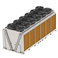 Adiabatic Coolers for Water Cooled Chillers Wet-curtain Dry Air Cooler