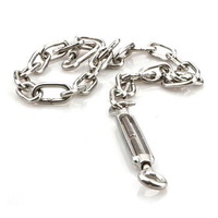 DIN766 DIN763 A2 A4 Stainless Steel Chain with Shackle for Guardrail, Swing, Lifting, Trailer