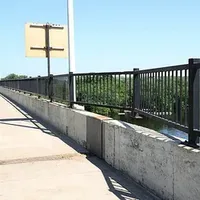 RSs-cb055 Steel powder coated bridge safety guardrail