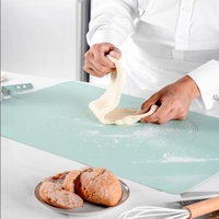 Adjustable Rolling Viable Pin Silicone Pastry Mat Set, Non-Stick Dough Mat, Non-Slip Pastry Baking Food Grade Mats