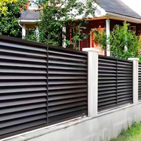 Aluminum alloy fence privacy grille mesh fence outdoor railing fence yard guardrail aluminum fence villa