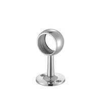 Modern Stainless Steel Railing Handrail Wall Bracket Adjustable Support Ring Handrail Bracket