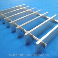 Hospital flat bar aluminum grating platform with aluminum rack /handrail/ladders