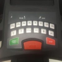 5hp Heavy Duty Treadmill Normal Screen Keypad 0-20% PU handrail