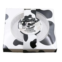 Plastic Packaging Peach Pastry Box Recyclable Disposable Transparent Cake Bread Twist Pastry Food Assorting Box