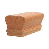 EFS-6210 2 5/8"x 2 3/8"" X 4'-20' Long Solid Wood Stair Parts Handrail"