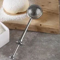 Baking Tools Stainless Steel Flour Sieve Dishwasher Safe Manual Powder Spreader For Pastry Cake Decor Tool Home Kitchen