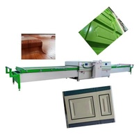 Automatic Furniture Woodworking PVC Panel Veneer Wood Veneer Sideboard Door Heat Vacuum Membrane Vacuum Membrane Laminating Press Machine