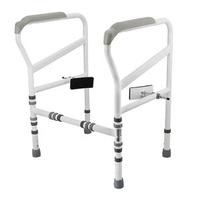 Lightweight Foldable Bathroom Safety Equipment Adjustable Height Toilet Safety Railing Disabled Handrail