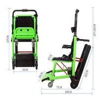 Mobile Stairlift Battery Powered & Portable Stair Wheelchair EZ Glide Stair Chair Model with Tracks 500lb Capacity