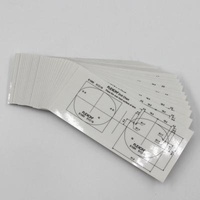 Waterproof Clear BOPP Sticker For Glasses Paper Waterproof Static Sticker Labels