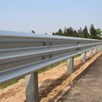 10ga Galvanized Thrie Beam Highway Guardrails Per Asshto M180, Zinc Coating Customized